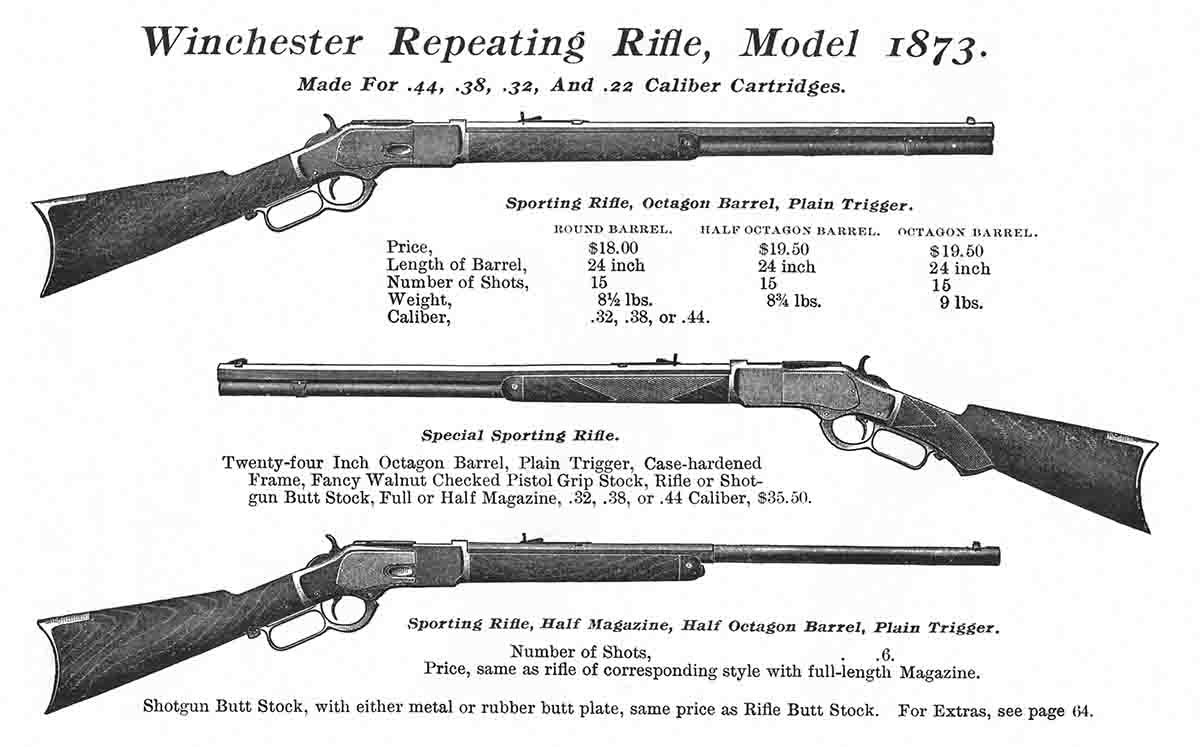 Taken from the 1899 Winchester Repeating Arms Co. catalog.